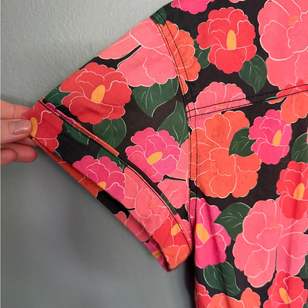 Mixed by Nasrin size M Classic Jumpsuit in Ruby - Picture 6 of 12